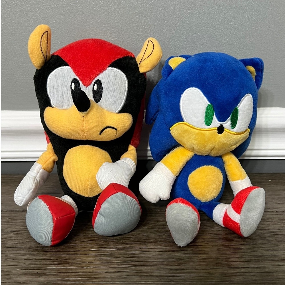 Sonic the Hedgehog Plush Set Mighty Armadillo‎ Stuffed Animal Kids Toy